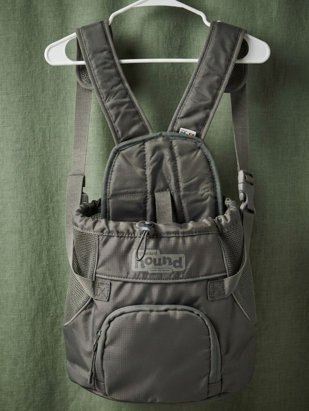 Outward Hound Grey Pet Dog Cat Travel Backpack Carrier Small Animals Hands-Free